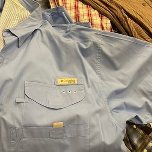 Men’s XL Columbia short sleeve button down shirt